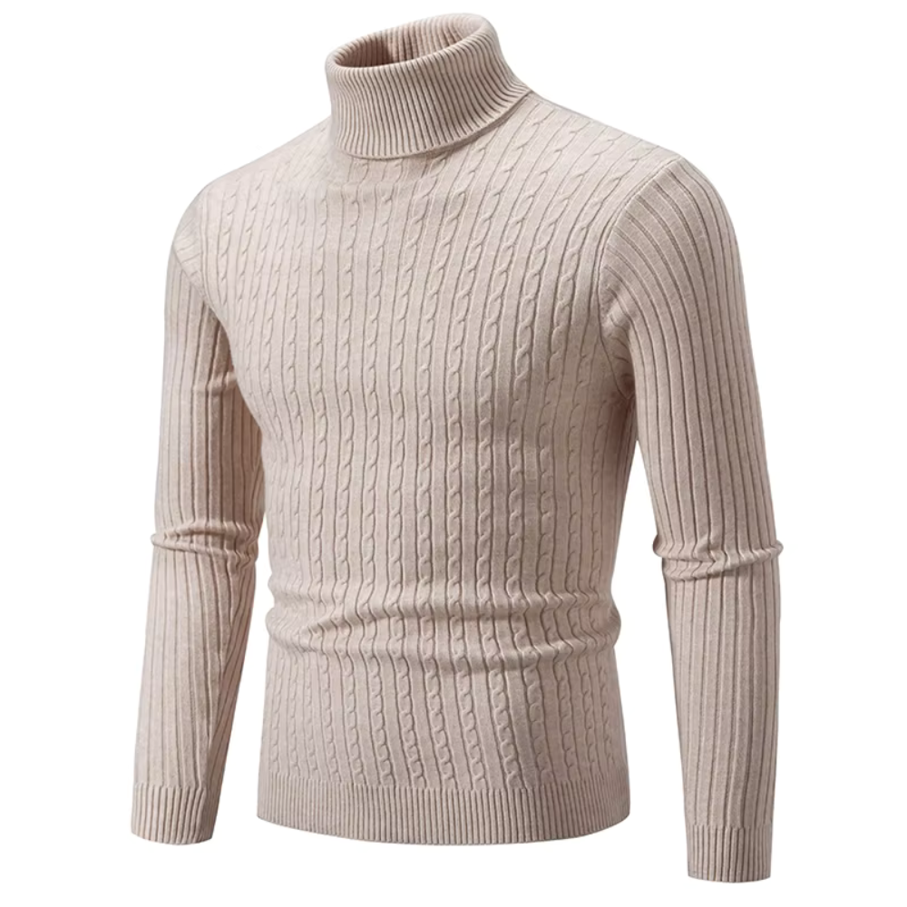 Vrix™ - Klassisk strikket rullekravesweater