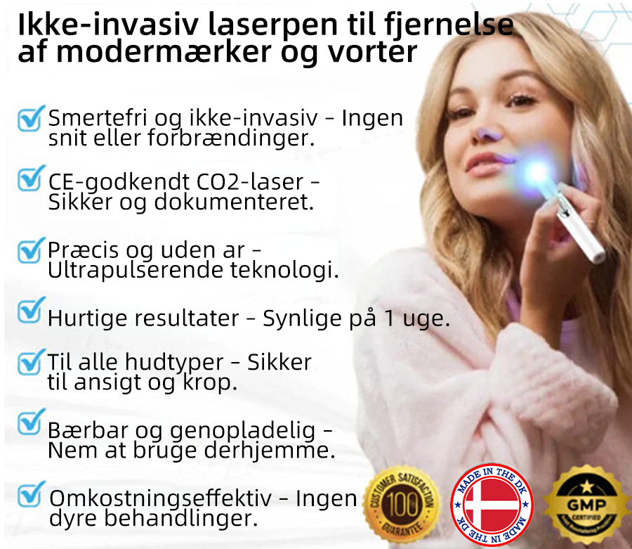 Dermaze™ – Ikke-invasiv laser fjernelse af modermærker