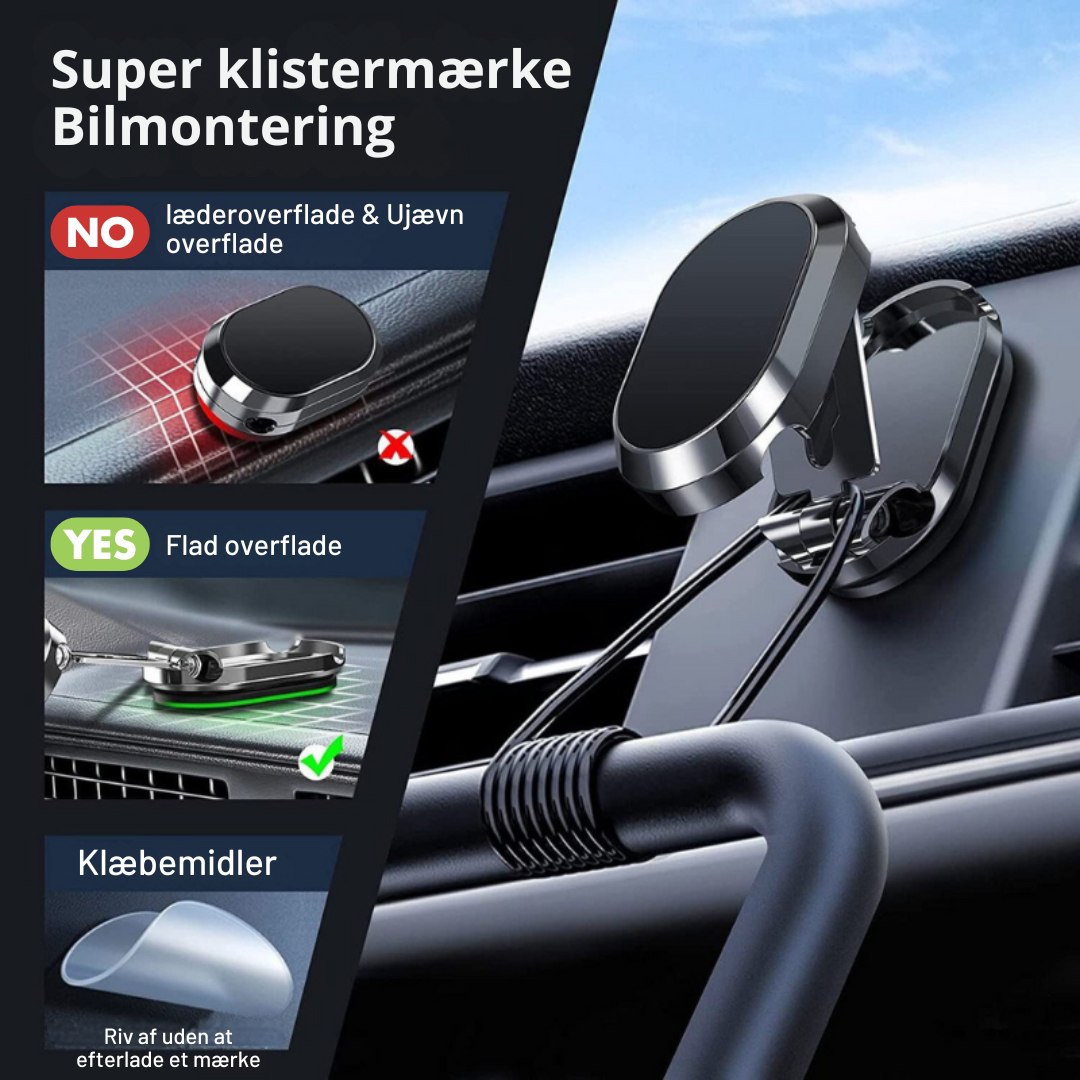 Holder360™ - Sammenfoldelig Magnetisk Telefonholder