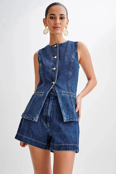 DenimDream™ - Vintage denim Sæt med elegance