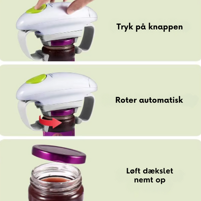 AutoEase™ - Automatisk elektrisk flaskeåbner