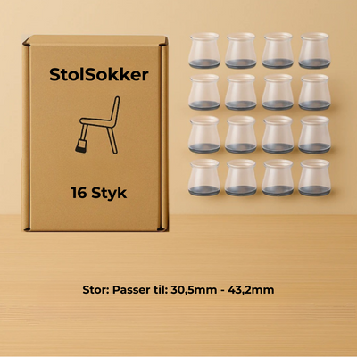 SilentGlide™ – Premium-benbeskyttere til Stole