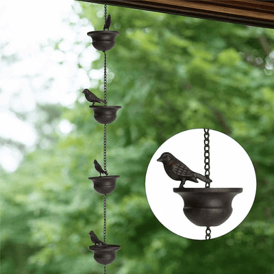 RainHaven™ – Dekorativ Fuglebad Regnkæde
