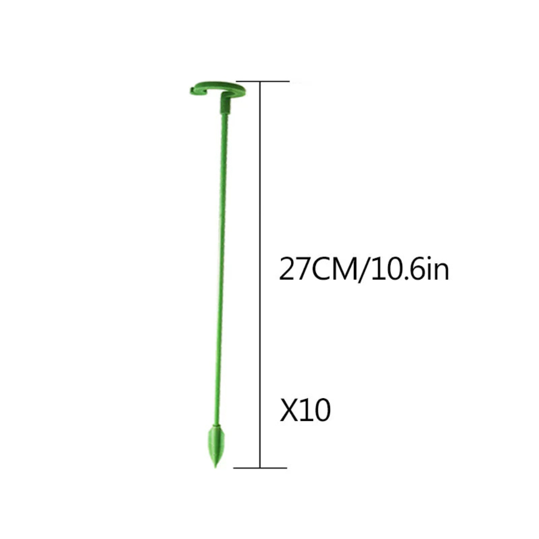 PlantGuard™ - 10 stk. Holdbare Plante Støttebeslag