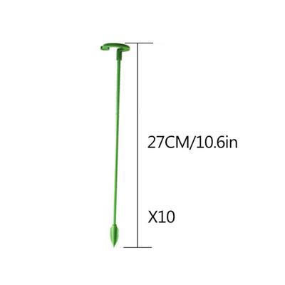 PlantGuard™ - 10 stk. Holdbare Plante Støttebeslag