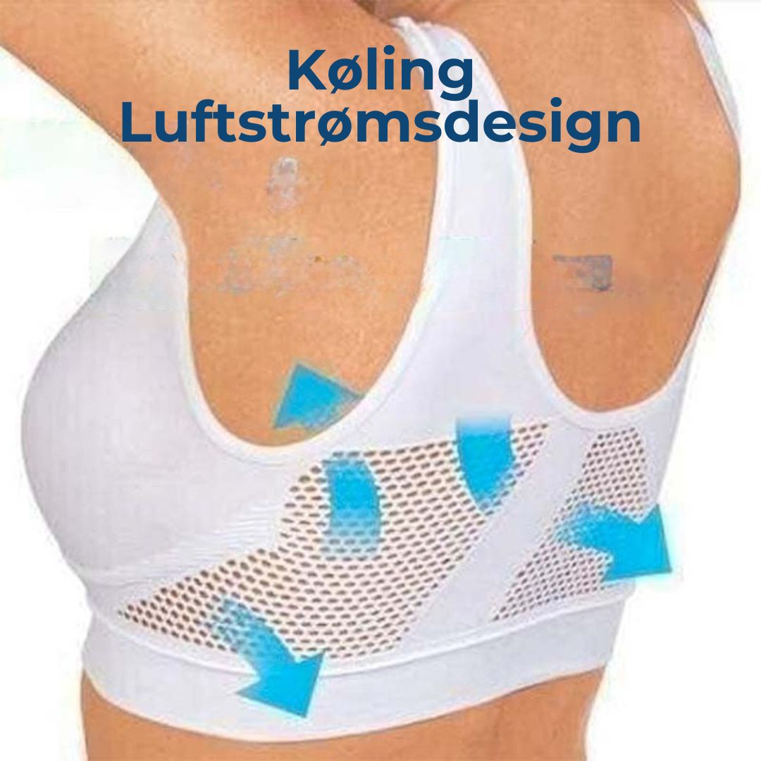 CoolLift™ - Åndbar Sports-BH med Støtte