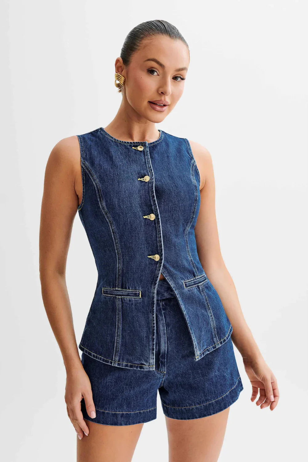 DenimDream™ - Vintage denim Sæt med elegance