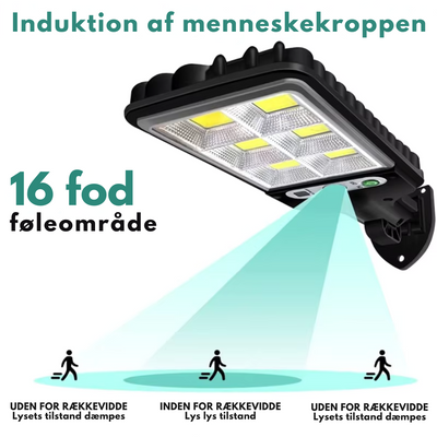 LumiSafe™ - Bevægelsessensor Solcellelampe