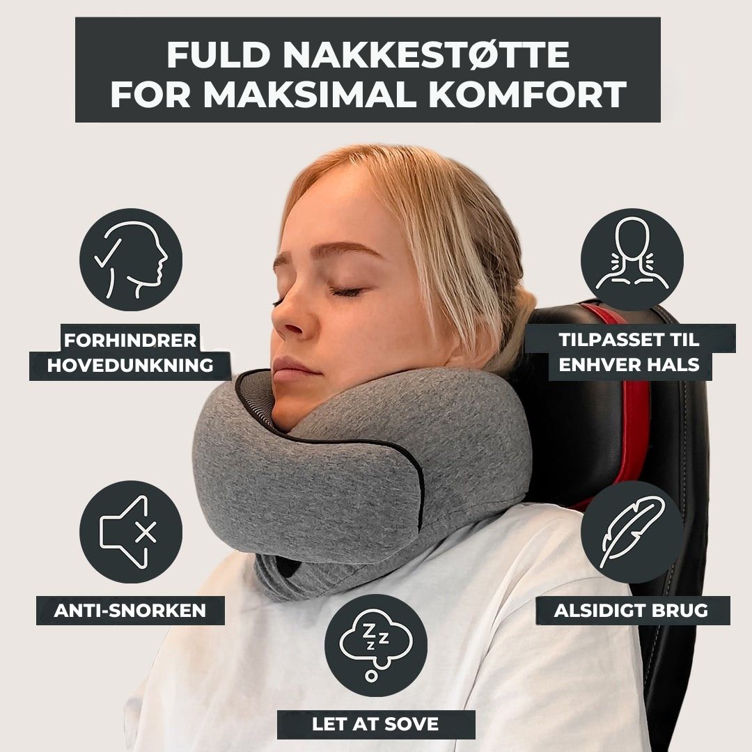 FlyHugz™ – Smertefri Nakkestøttepude