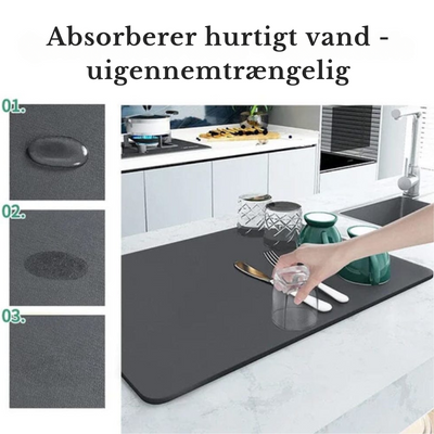 AbsorpTidy™ - Absorberende drænmåtte til køkkenet