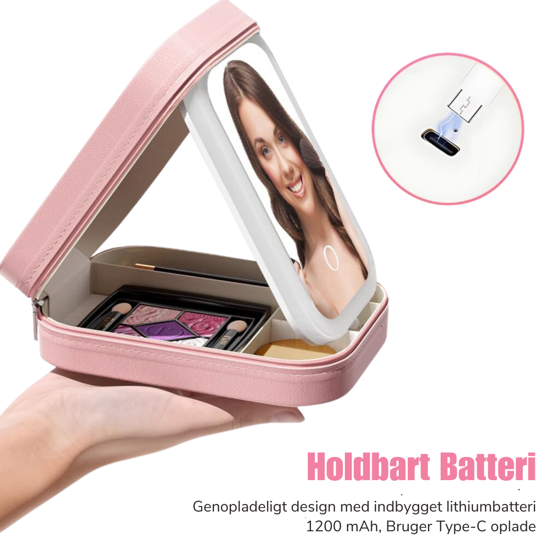 GlowCase™ - Bærbar LED Makeup Organizer