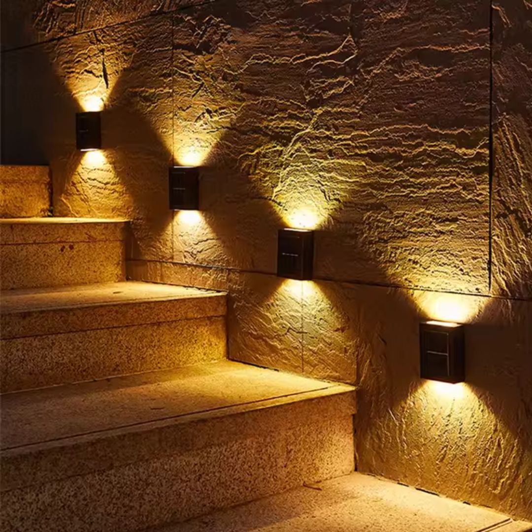 Glowrite™ – Elegant solcellelampe til vægmontering