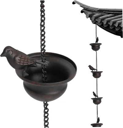 RainHaven™ – Dekorativ Fuglebad Regnkæde
