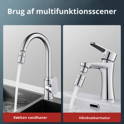 AquaFlex™ - 360-Graders Vandhaneudløb