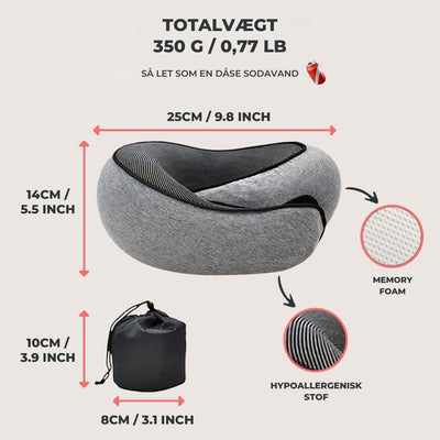 FlyHugz™ – Smertefri Nakkestøttepude