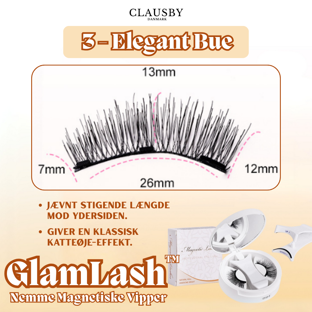 GlamLash™ – Nemme Magnetiske Vipper
