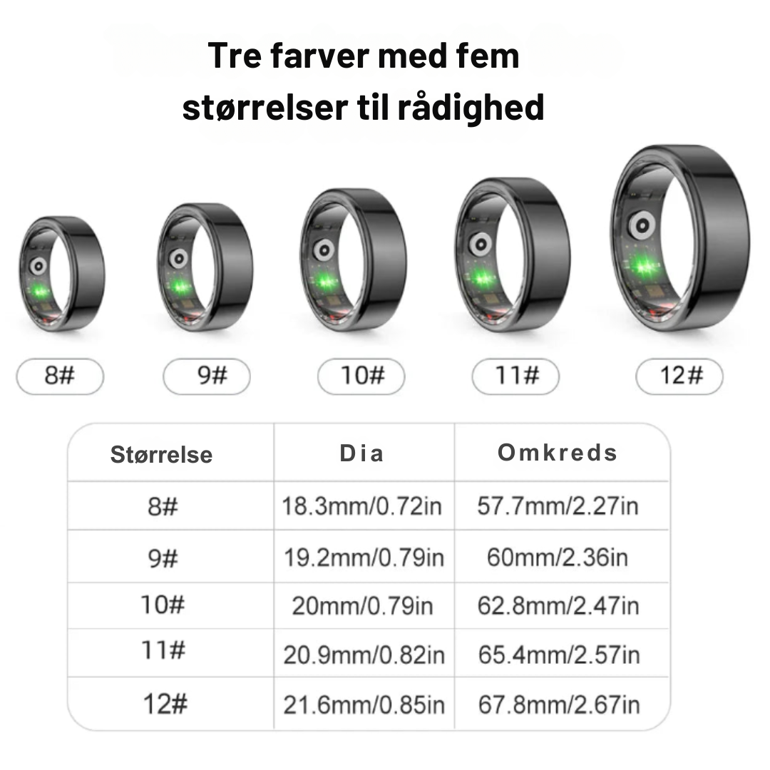 FitTitan™ - Avanceret fitness-tracker-ring