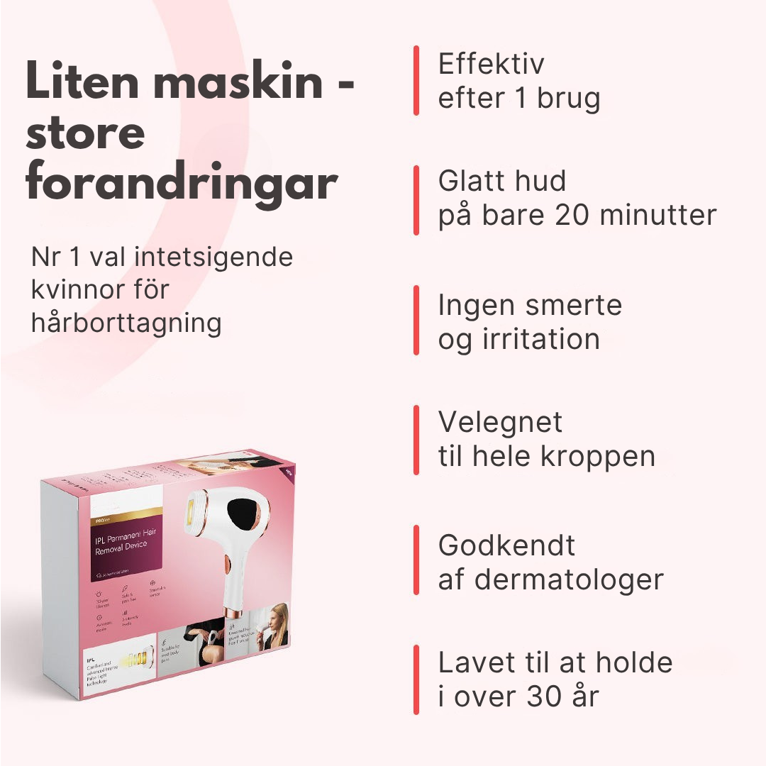 Silkify™ – Smertefri Permanent Hårfjerning