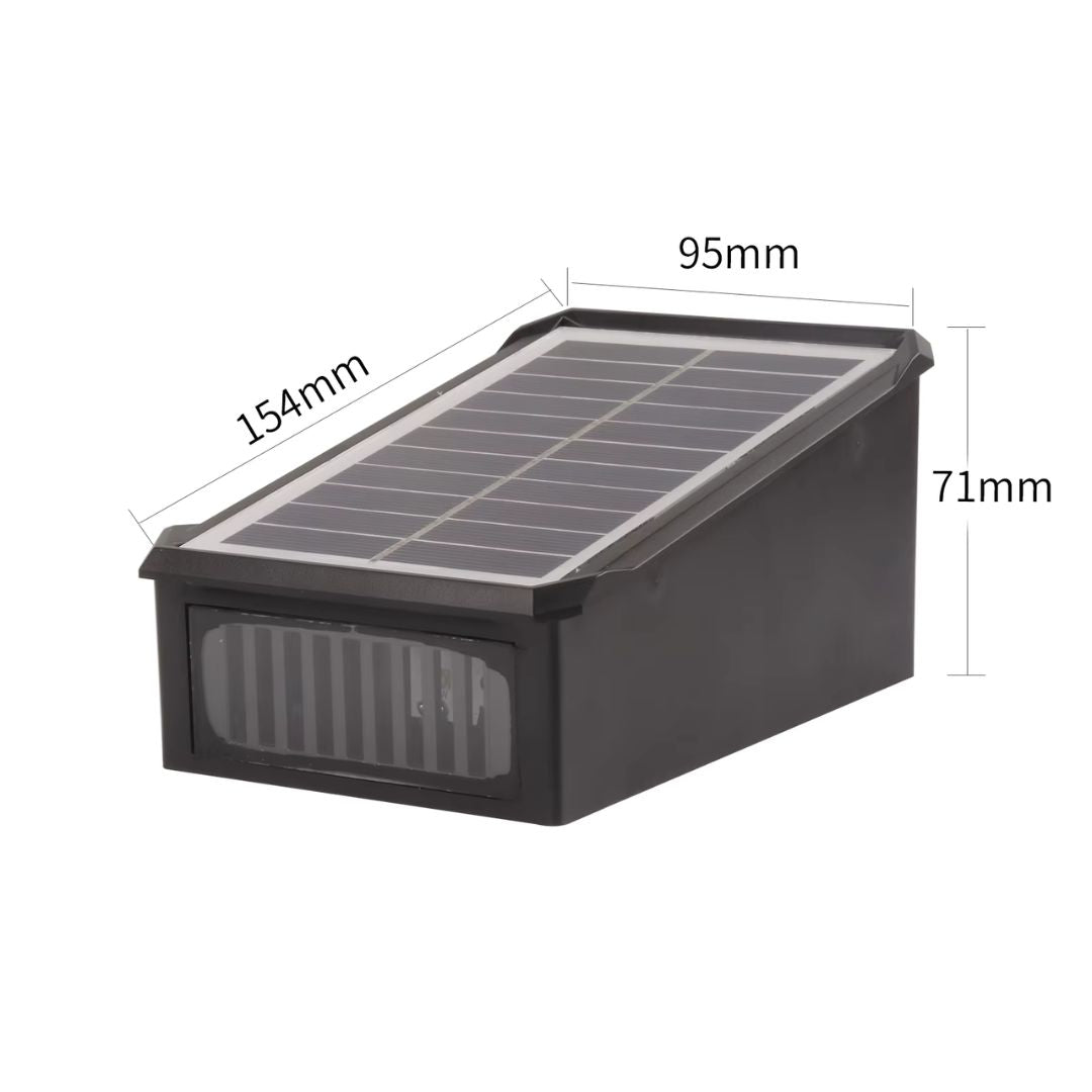 Glowrite™ – Elegant solcellelampe til vægmontering