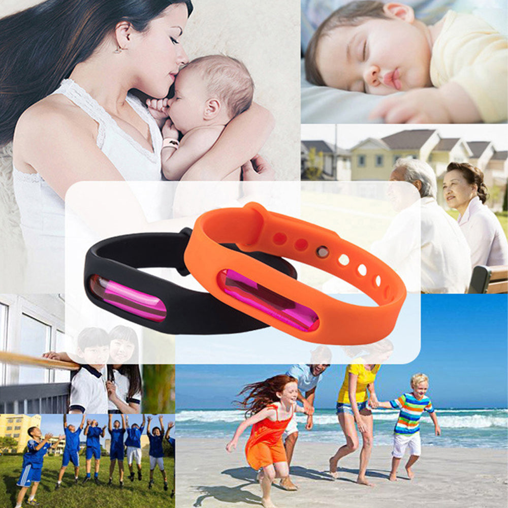 BuzzShield™ - Familiesikkert Myggeafvisende Armbånd