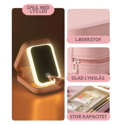 GlowCase™ - Bærbar LED Makeup Organizer