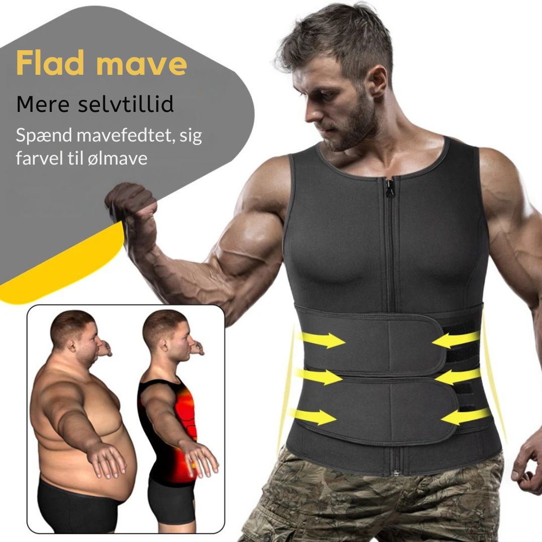 SweatMax™ – Dobbelttalje Sauna Vest