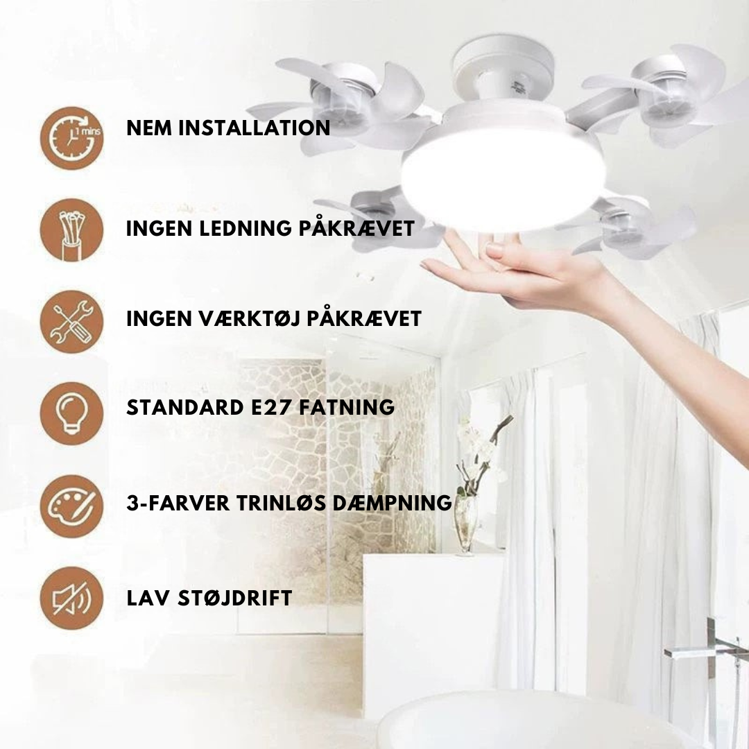 AeroGlow™ – Loftventilator med droneteknologi
