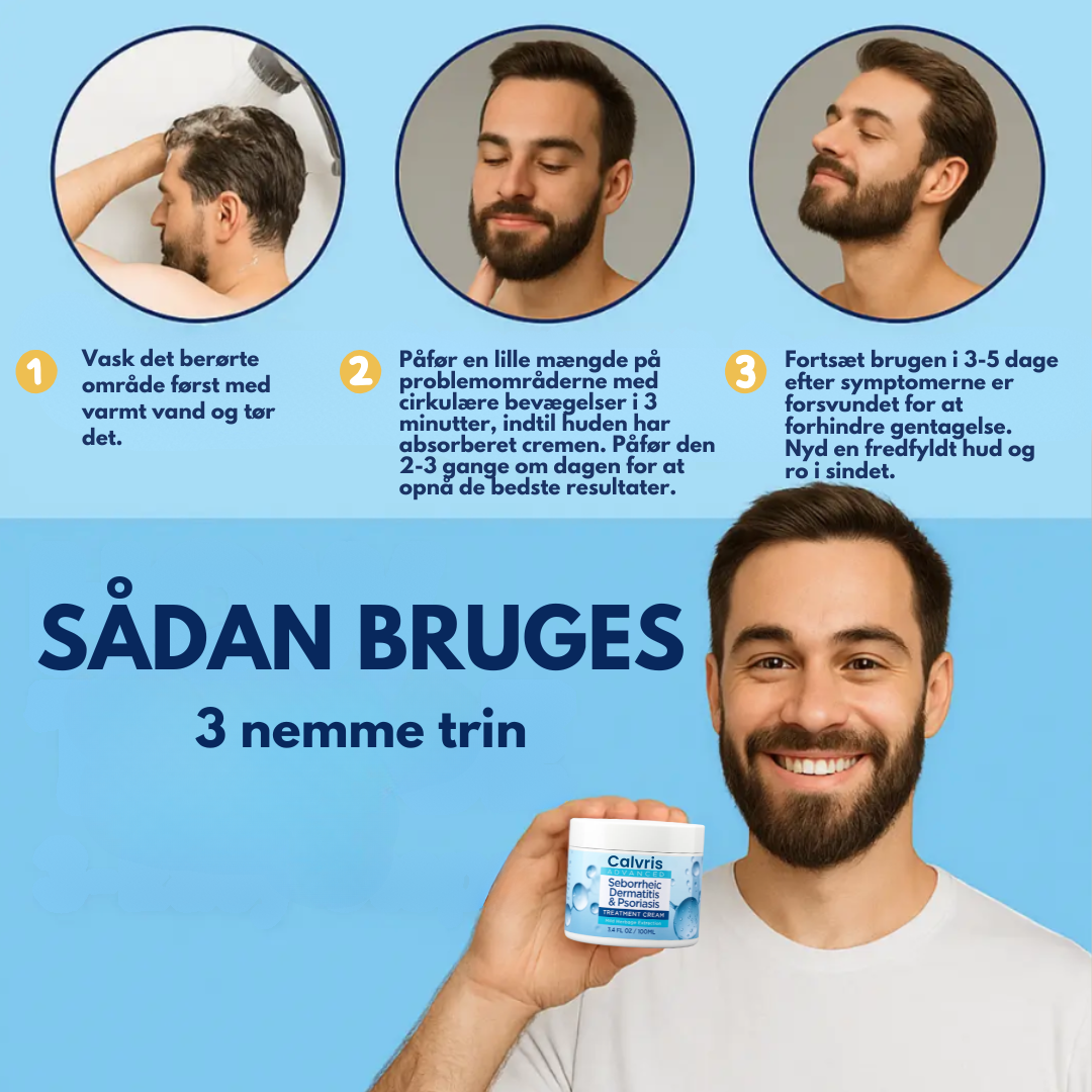 DermaBeard™ – Beroligende Skægcreme