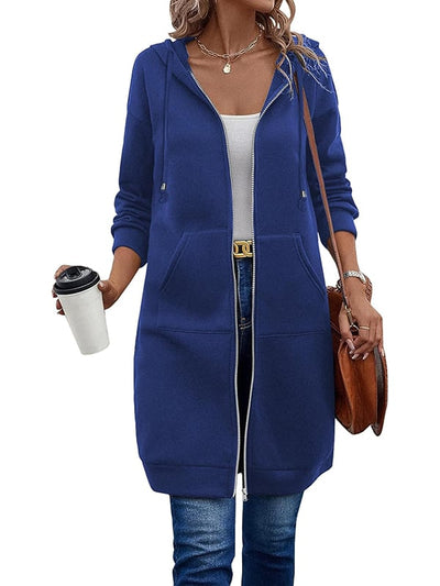 Zarah™ – Hyggelig Dame Fleece Hættetrøje med Lynlås
