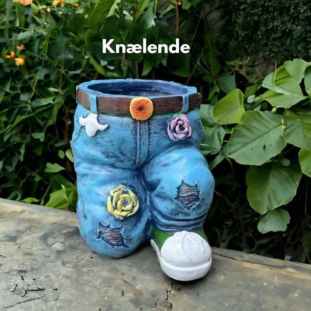 DenimBloom™ - Håndlavede blomsterpotter