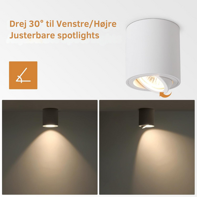 AeroBeam™ – Anti-Blændende Drejelig Loftspotlight