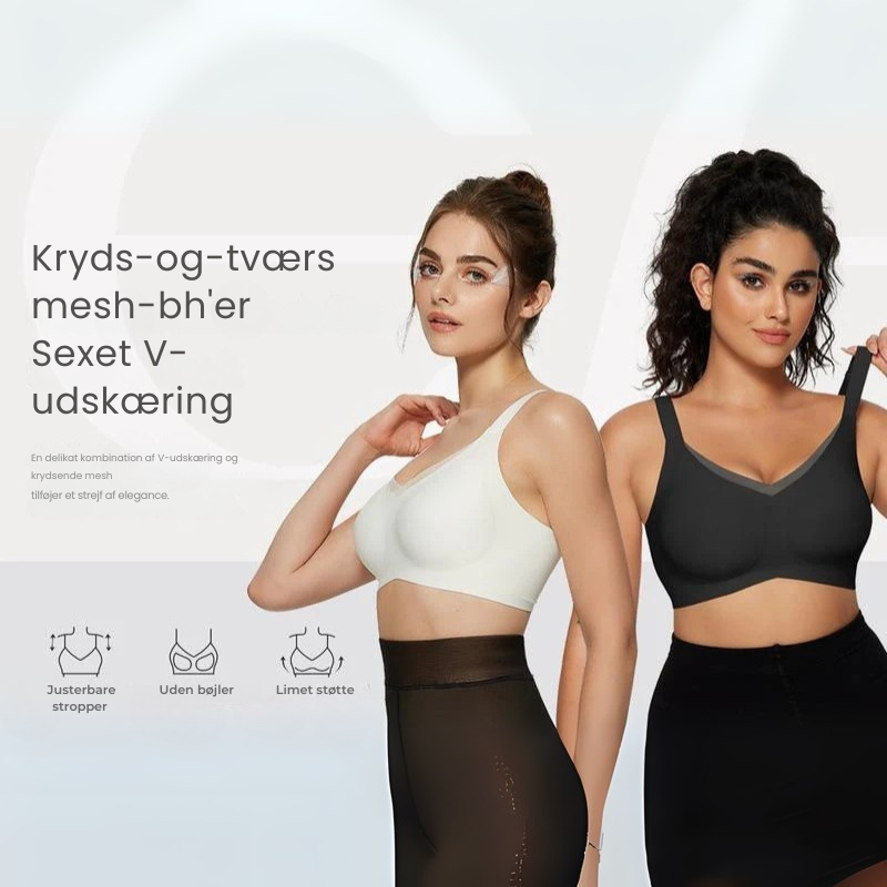 Agnes™ – Trådløs V-hals komfort-BH