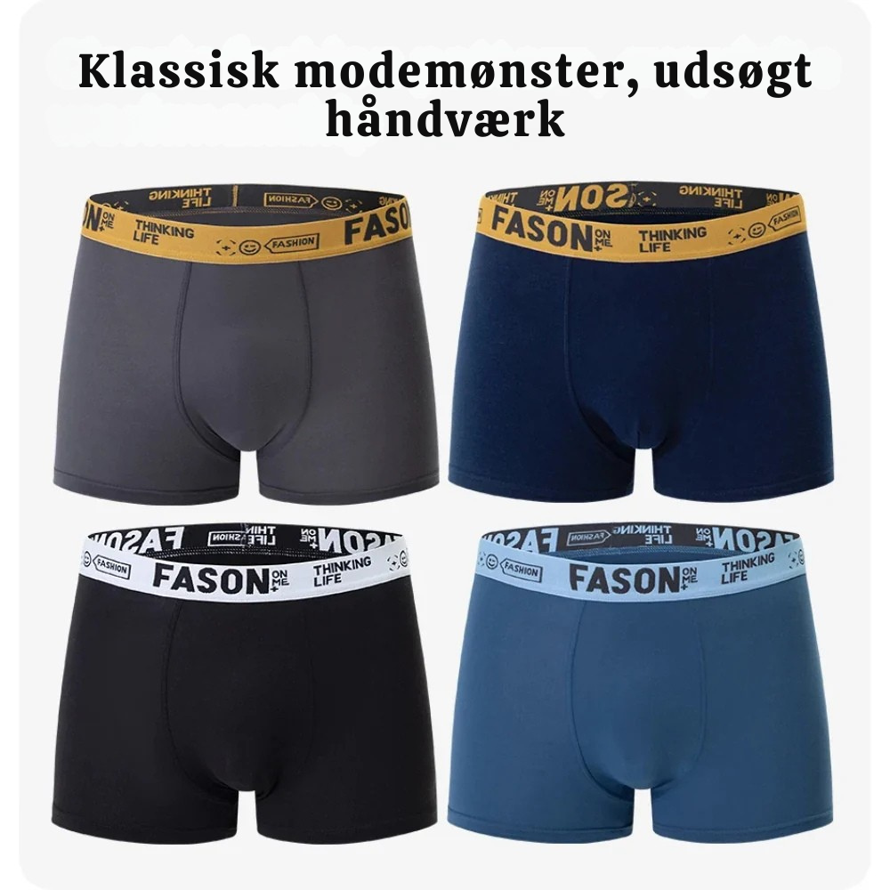 Albert™ – Åndbare 10-pak Herreboxershorts