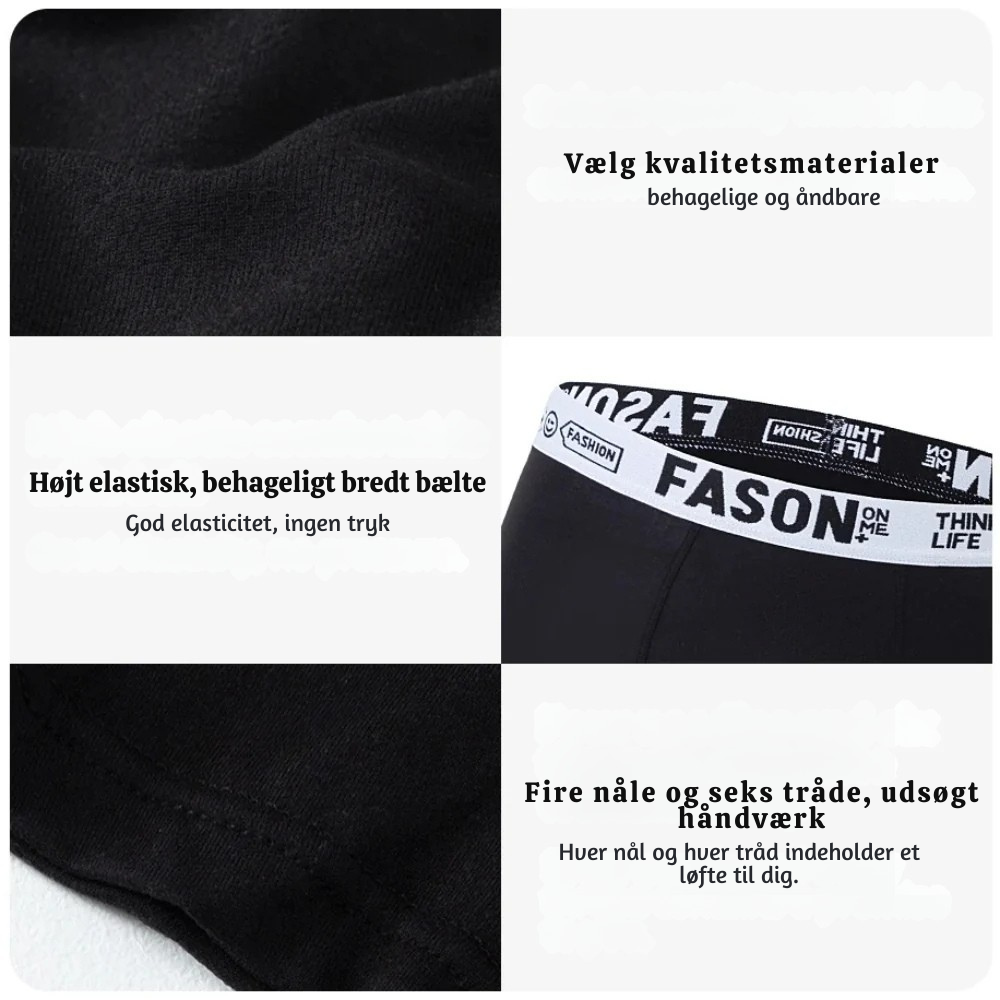Albert™ – Åndbare 10-pak Herreboxershorts