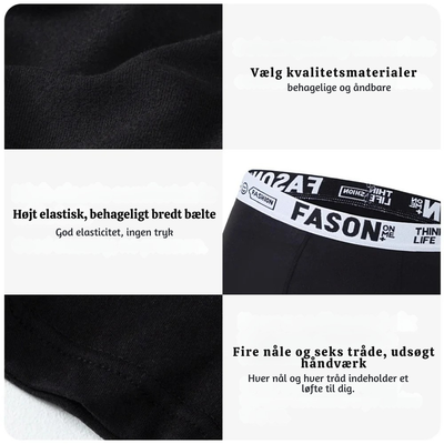 Albert™ – Åndbare 10-pak Herreboxershorts