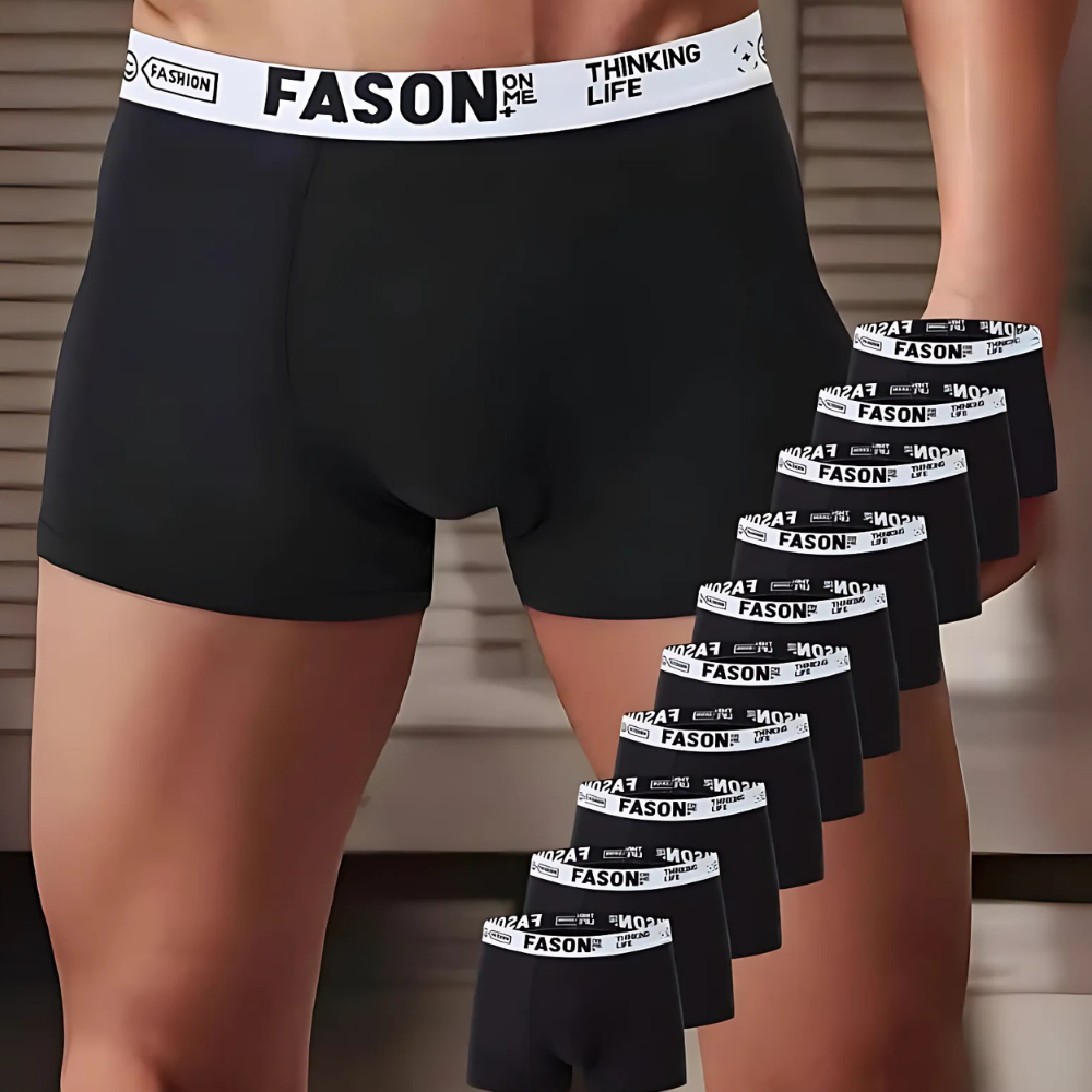 Albert™ – Åndbare 10-pak Herreboxershorts