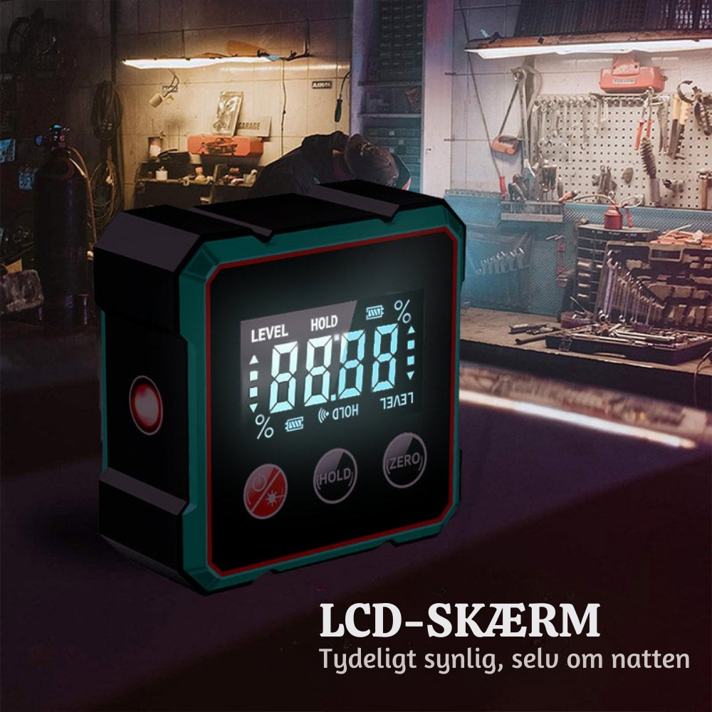AnglePro™ – Præcisions Digitalt Lomme Inklinometer.