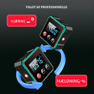 AnglePro™ – Præcisions Digitalt Lomme Inklinometer.