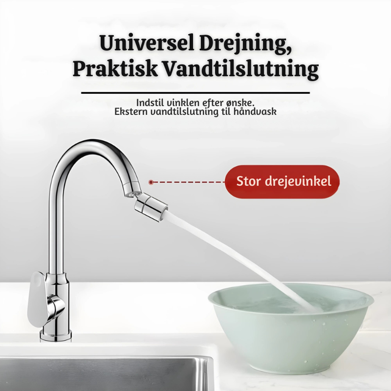 AquaTwist™ – 360° Fleksibel Hane Forlænger