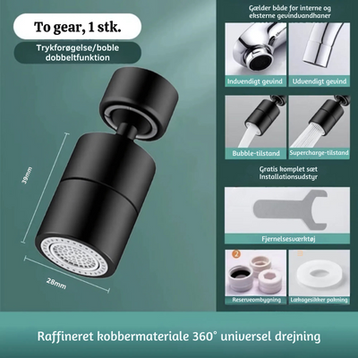 AquaTwist™ – 360° Fleksibel Hane Forlænger