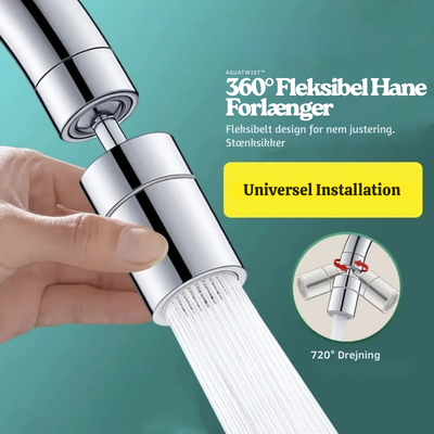 AquaTwist™ – 360° Fleksibel Hane Forlænger