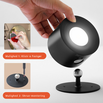 AuraLite™ – Trådløs Magnetisk Spotlampe