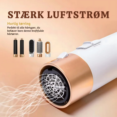 AuriLuxe™ – Professionel 5-i-1 Hårtørrer og Styler