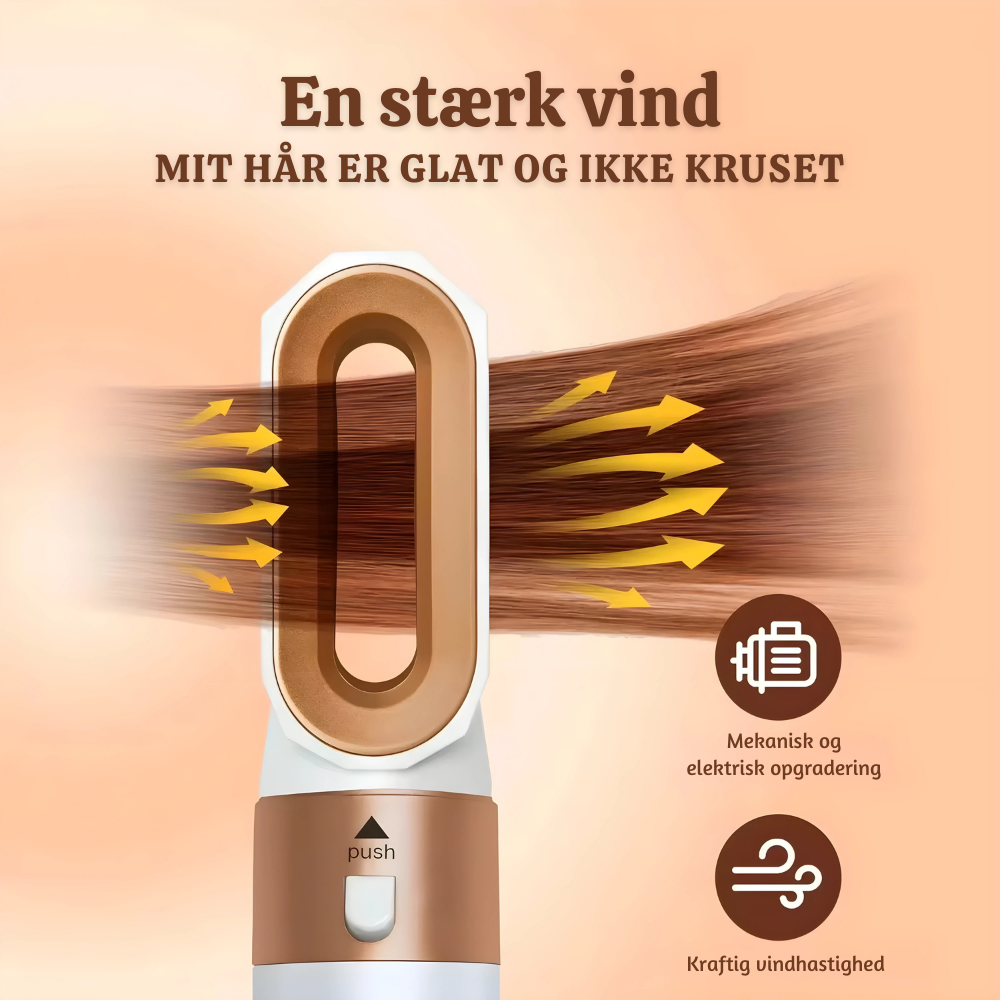 AuriLuxe™ – Professionel 5-i-1 Hårtørrer og Styler