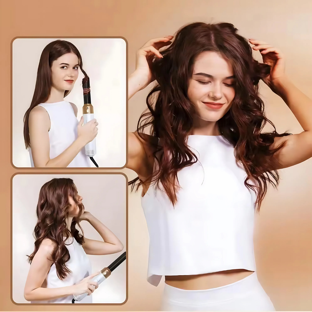AuriLuxe™ – Professionel 5-i-1 Hårtørrer og Styler