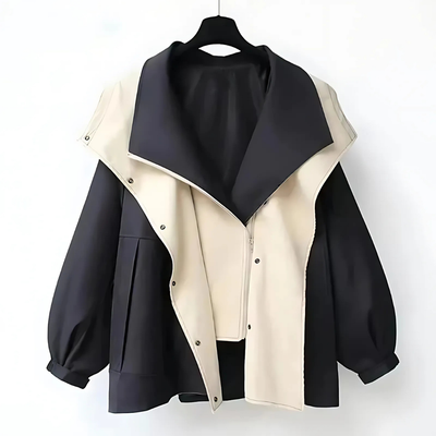 Aveline™ – Tidløs Mellemlang Trenchcoat med Hætte