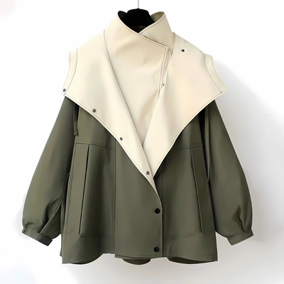 Aveline™ – Tidløs Mellemlang Trenchcoat med Hætte