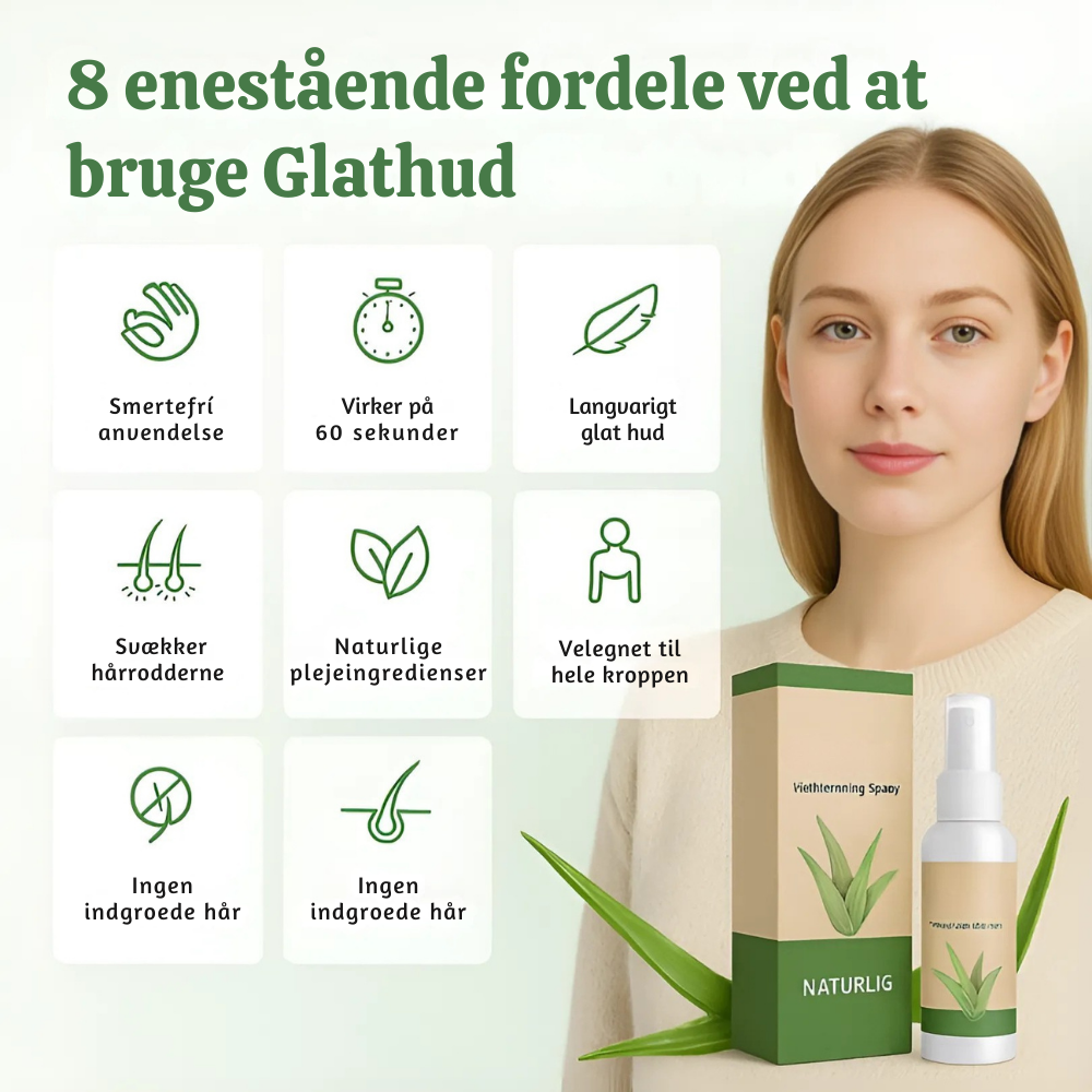 BareLuxe™ – Smertefri Hårfjerningsspray