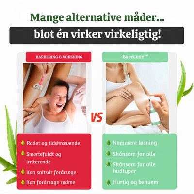 BareLuxe™ – Smertefri Hårfjerningsspray