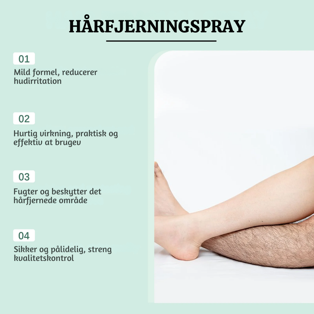 BareLuxe™ – Smertefri Hårfjerningsspray